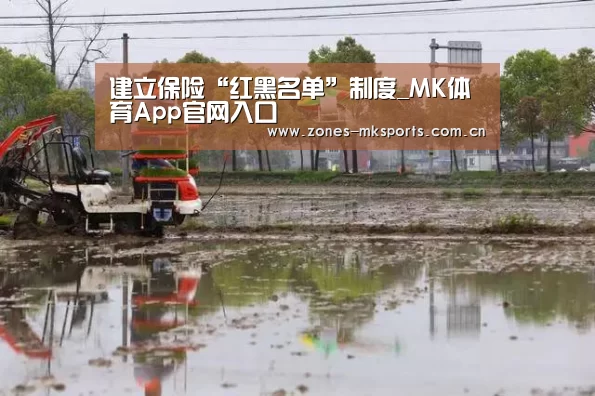 建立保险“红黑名单”制度_MK体育App官网入口 (图3) MK体育App官网入口
